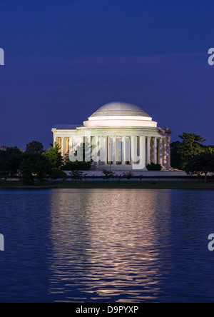 Außen, Jefferson Memorial, Washington DC, USA Stockfoto