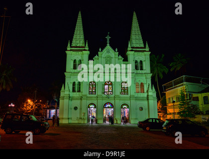 Santa Cruz Basilika in Fort Cochin (Kochi), Kerala, Indien Stockfoto