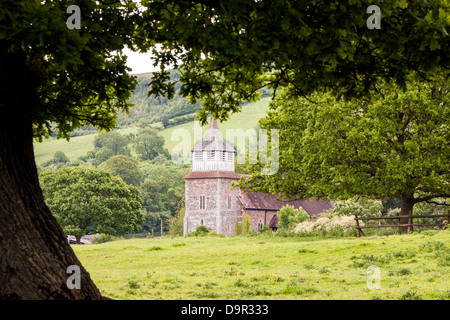 BITTERLEY Kirche in der Nähe von Ludlow, Shropshire, Stockfoto