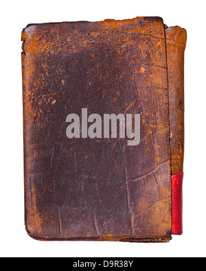 Alte Leder-Hintergrund Stockfoto