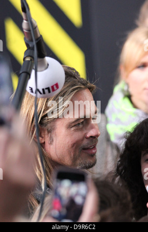 Brad Pitt - Deutschland-Premiere von "World War Z" im CineStar am Potsdamer Platz, Berlin - 4. Juni 2013 Stockfoto