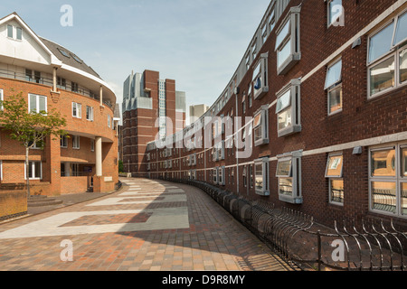 University of Portsmouth Harry Gesetz Studentenwohnheime und Guildhall Hallen Stockfoto