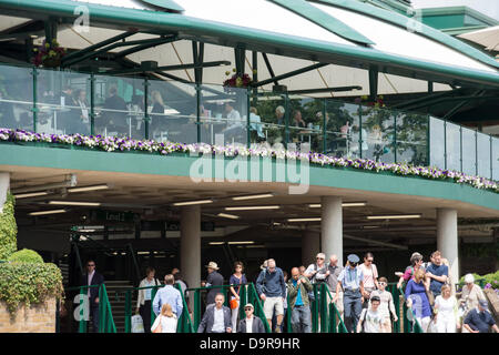 Wimbledon, London, UK. 25. Juni 2013. Wimbledon Tennis Championships 2013 statt in The All England Lawn Tennis and Croquet Club, London, England, UK. Bildnachweis: Duncan Grove/Alamy Live-Nachrichten Stockfoto