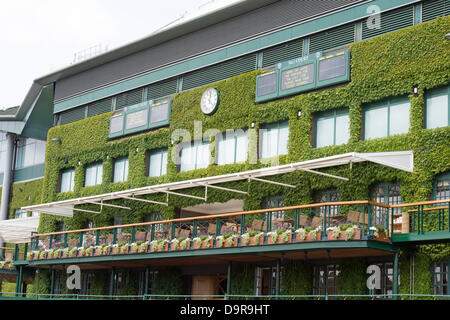 Wimbledon, London, UK. 25. Juni 2013. Wimbledon Tennis Championships 2013 statt in The All England Lawn Tennis and Croquet Club, London, England, UK. Bildnachweis: Duncan Grove/Alamy Live-Nachrichten Stockfoto