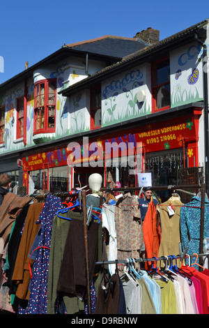 Vintage-Shop in The Lanes, Brighton, Sussex, England. Stockfoto