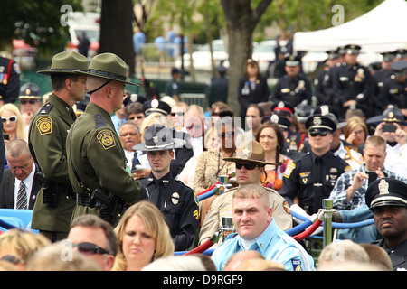 004 Polizei Woche 2013 32. National Peace Officers Memorial Service. Stockfoto