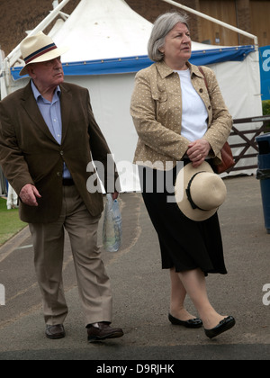 Besucher der Eastbourne AEGON International Tennis Meisterschaft Stockfoto