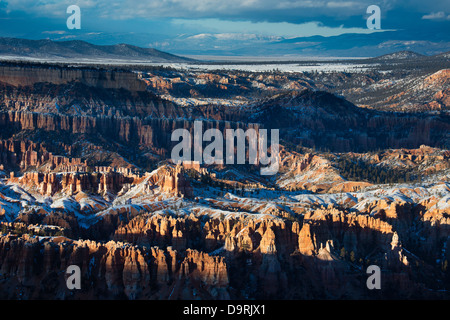 letztes Licht auf die Hoodoos Bryce Canyon, Utah, USA Stockfoto