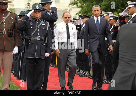 008 Polizei Woche 2013 32. National Peace Officers Memorial Service. Stockfoto