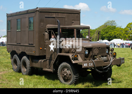 Militärische Kriegsführung Reenactment Neuheitendienst Overlord, Waterlooville, Hampshire, UK Stockfoto