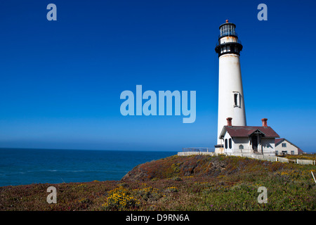 Pigeon Point Lighthouse, Pescadero, California, Vereinigte Staaten von Amerika Stockfoto