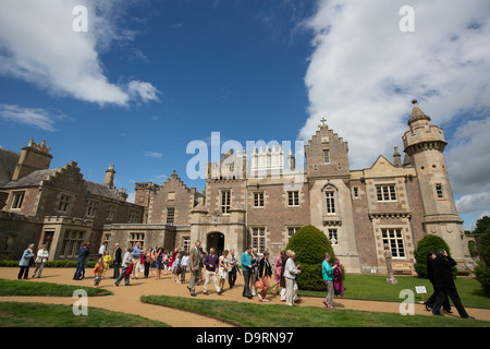 Abbotsford House, Heimat von Sir Walter Scott, in der Nähe von Melrose, Schottland Stockfoto