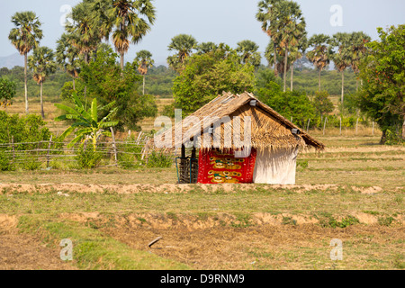 Haus in der ländlichen Kampot Provinz in Kambodscha Stockfoto