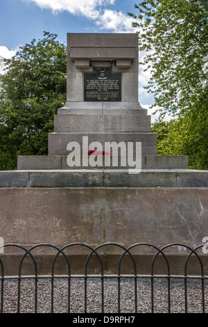 Britische WWI Memorial an Hügel 60, einem ersten Weltkrieg militärischen Standort bei Zillebeke, West-Flandern, Belgien Stockfoto