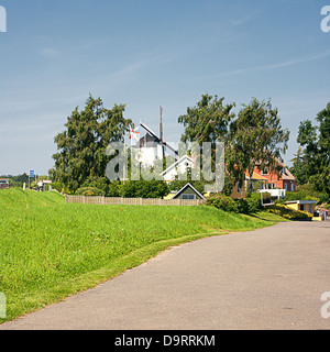 Arsdale Fischerdorf auf der Insel Bornholm. Stockfoto