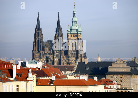 ST.-VEITS-Dom Prag & Tschechien 29. Dezember 2012 Stockfoto