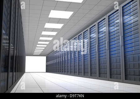Flur des Tower-Server Stockfoto