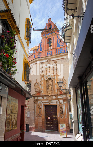 Kapelle von St. Joseph (Spanisch: Capilla de San Jose) in Sevilla, Andalusien, Spanien, Barock-Stil. Stockfoto