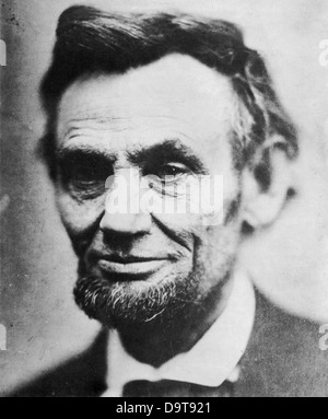 Abraham Lincoln 1809-1865 sechzehn Präsident der Vereinigten Staaten von Amerika Stockfoto