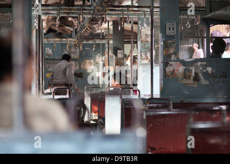 Eine s-Bahn in Indien Stockfoto