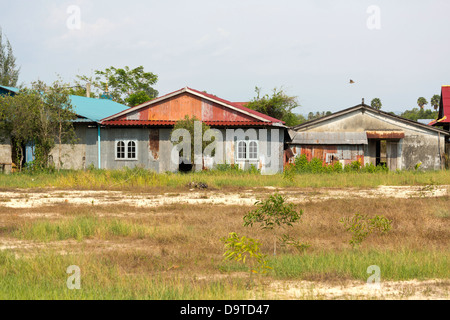 Haus in der ländlichen Kampot Provinz in Kambodscha Stockfoto