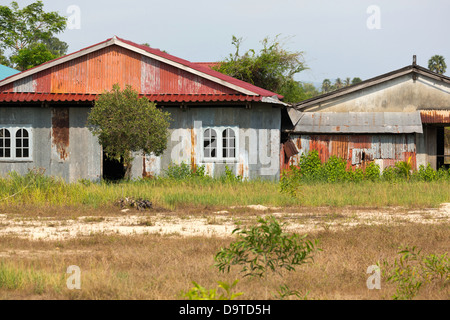 Haus in der ländlichen Kampot Provinz in Kambodscha Stockfoto