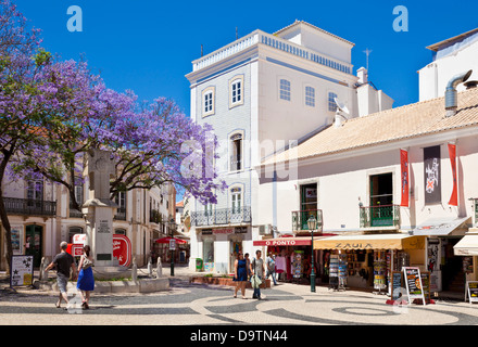 Praça Luís de Camões Lagos Algarve Portugal EU Europa Stockfoto