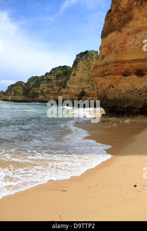 Dona Ana Strand in Lagos, Algarve, Portugal Stockfoto