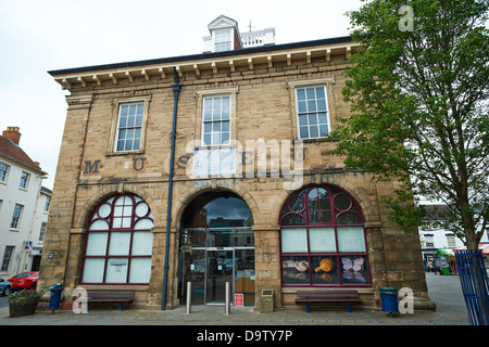 Kreismuseum in der Markthalle, Marktplatz Warwick UK Stockfoto