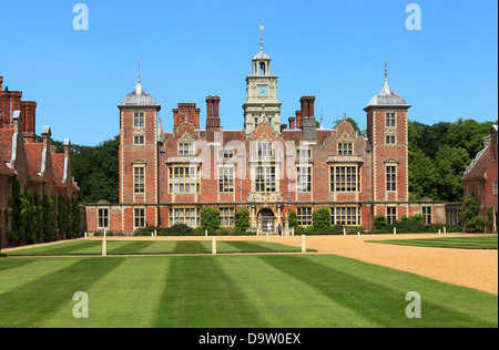 Blickling Hall, Norfolk, England, UK, 17. Jahrhundert, Jacobean Mansion, Englisch Herrenhaus Wohnungen Stockfoto