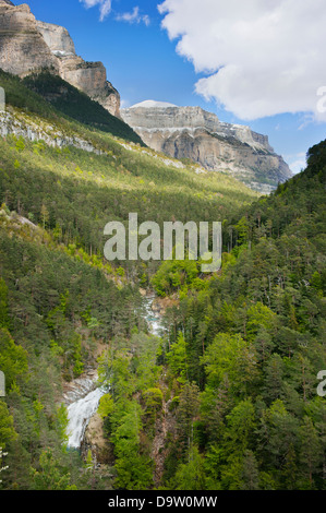 Ordesa-Tal, Nationalpark Ordesa-Monte Perdido, Pyrenäen, Aragon, Spanien Stockfoto