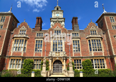 Blickling Hall, Norfolk, England UK, Englisch 17. Jahrhundert jakobinischen Herrenhaus, Herrenhaus Häuser Stockfoto