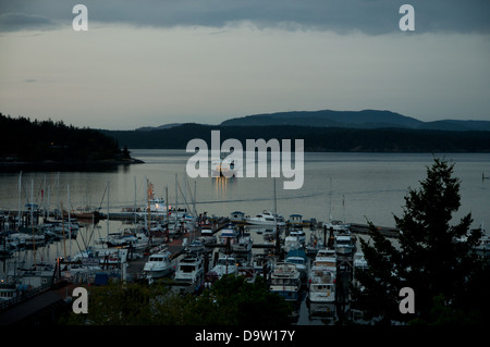 Friday Harbor, San Juan Islands, US-Bundesstaat Washington. Stockfoto