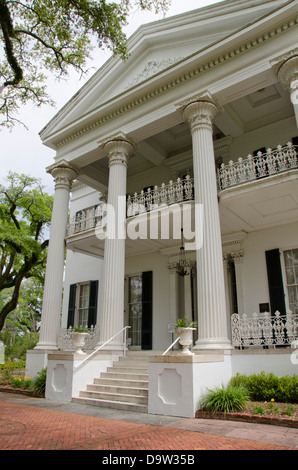 Mississippi, Natchez. Stanton Hall, historische neoklassizistischen Stil antebellum Haus. National Historic Landmark erklärt. Stockfoto