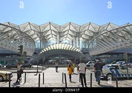 Bahnhof Lissabon Oriente Stockfoto