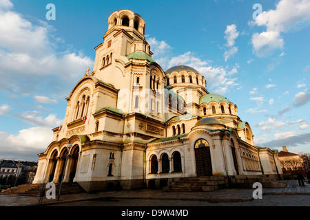 Alexander-Newski-Kathedrale in Sofia, Bulgarien, mit seinen goldenen Kuppeln Stockfoto