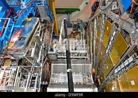 Schweiz Genf Teil ATLAS Kaverne in CERN ATLAS Kaverne liegt 92 m unter Boden Gastgeber Detektor seine Myon Rad 240 Töne Stockfoto