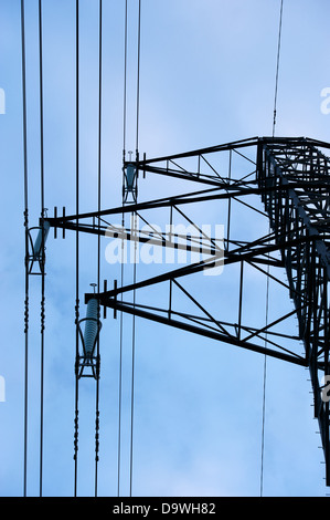 Teil einer elektrischen pylon Stockfoto