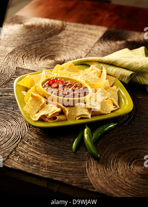 Chips und dips Stockfoto