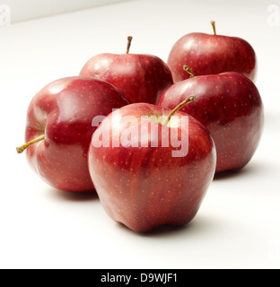 Rote Äpfel Stockfoto