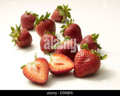 frische Erdbeeren Stockfoto