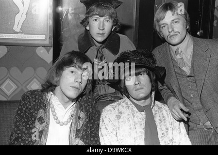 Der SOFT MACHINE UK pop Gruppe an der London Speakeasy Club im Mai 1967. Stockfoto