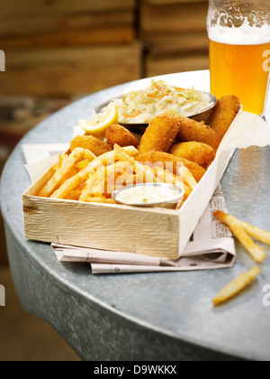 Fish &amp; chips Stockfoto