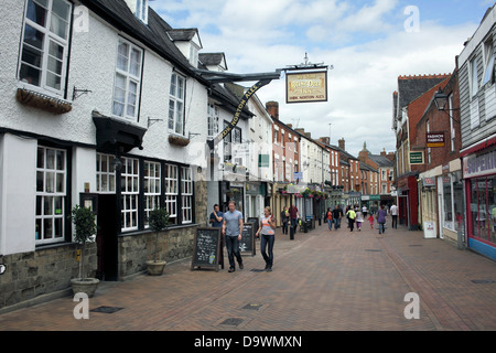 Parsons-Straße, Stadtmitte Banbury, Oxfordshire Stockfoto