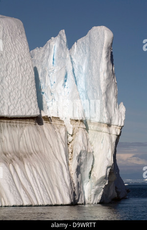 Sermeq Kujslleq (die dänische nennen es Jacobshavn Gletscher), ein UNESCO-Weltkulturerbe, Ilulissat, Grönland Stockfoto