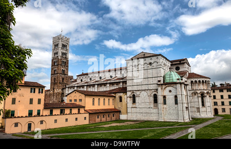 Kuppel von Lucca, Duomo di Lucca in der Toskana, Italien Stockfoto