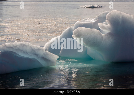 Sermeq Kujslleq (die dänische nennen es Jacobshavn Gletscher), ein UNESCO-Weltkulturerbe, Ilulissat, Grönland Stockfoto