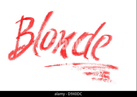 Blondine Stockfoto