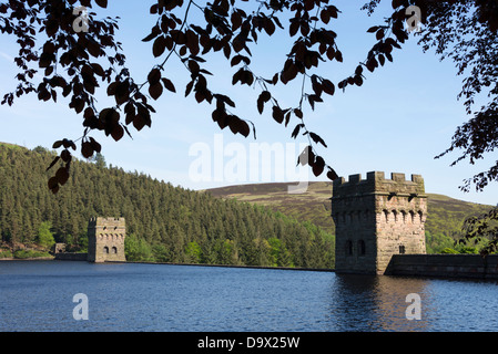 Howden-Reservoir, obere Derwent Valley, Peak District National Park, South Yorkshire und Derbyshire, England. Stockfoto