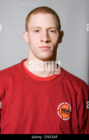 Zack Rosen (Newark, NJ / St. Benedikt) The National Basketball Players Association statt ein Lager für die Top 100 High School Basketball-Perspektiven in der John Paul Jones Arena an der University of Virginia in Charlottesville, VA vom 20. Juni 2007 durch 23. Juni 2007. Stockfoto